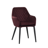 Jay Eetkamerstoel - Bordeaux Velvet